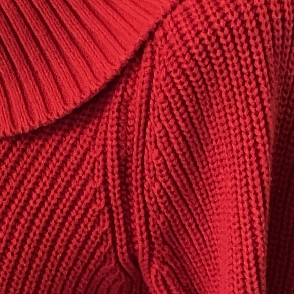 Jones New York Red Cowl Neck Sweater L-XL Very Good Condition! - Picture 3 of 7